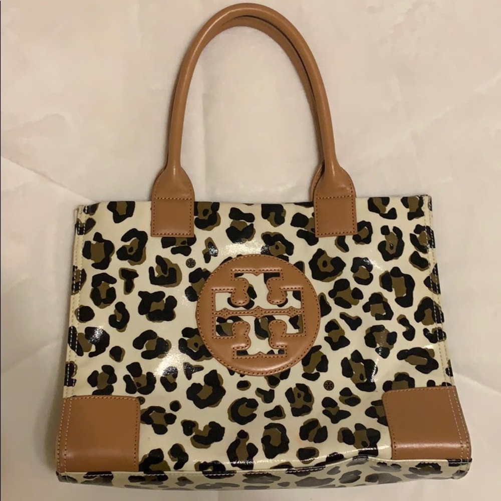 Authentic Tory Burch Leapord Print Purse